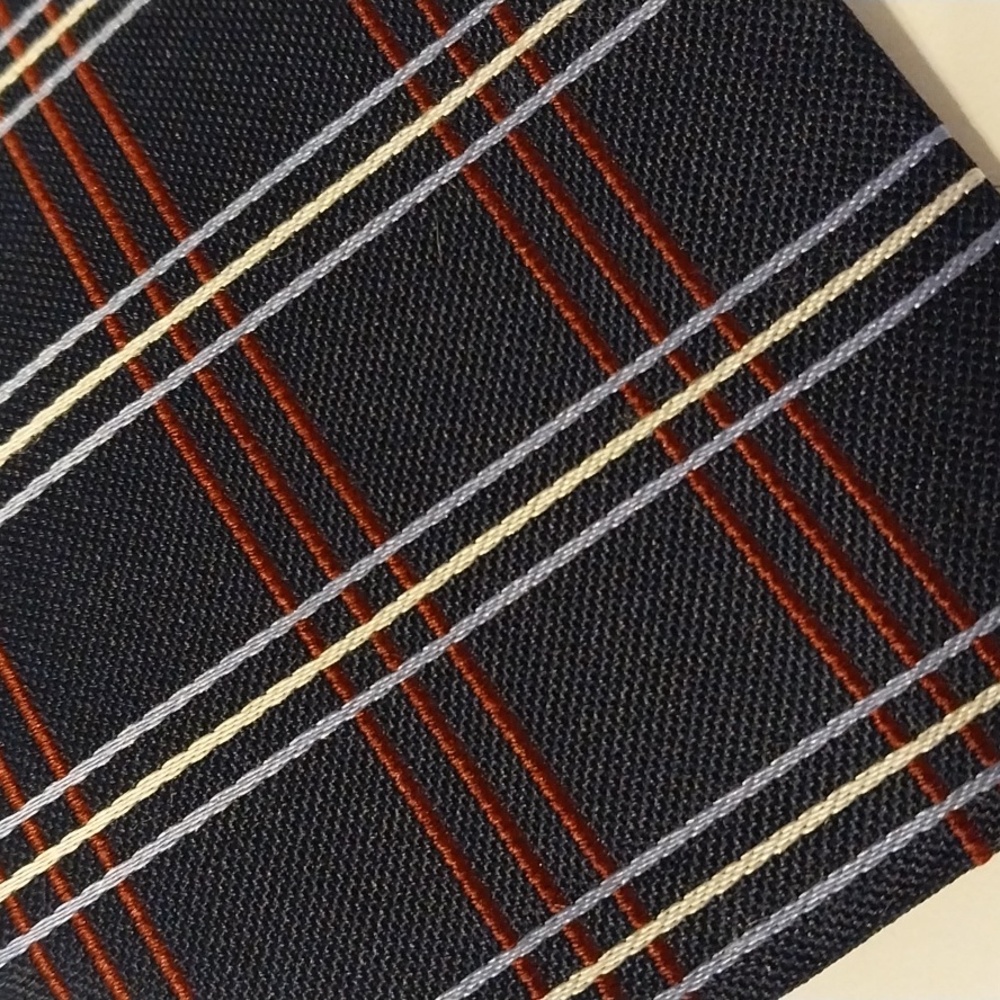 Tommy Hilfiger Silk Tie Blue Red Yellow